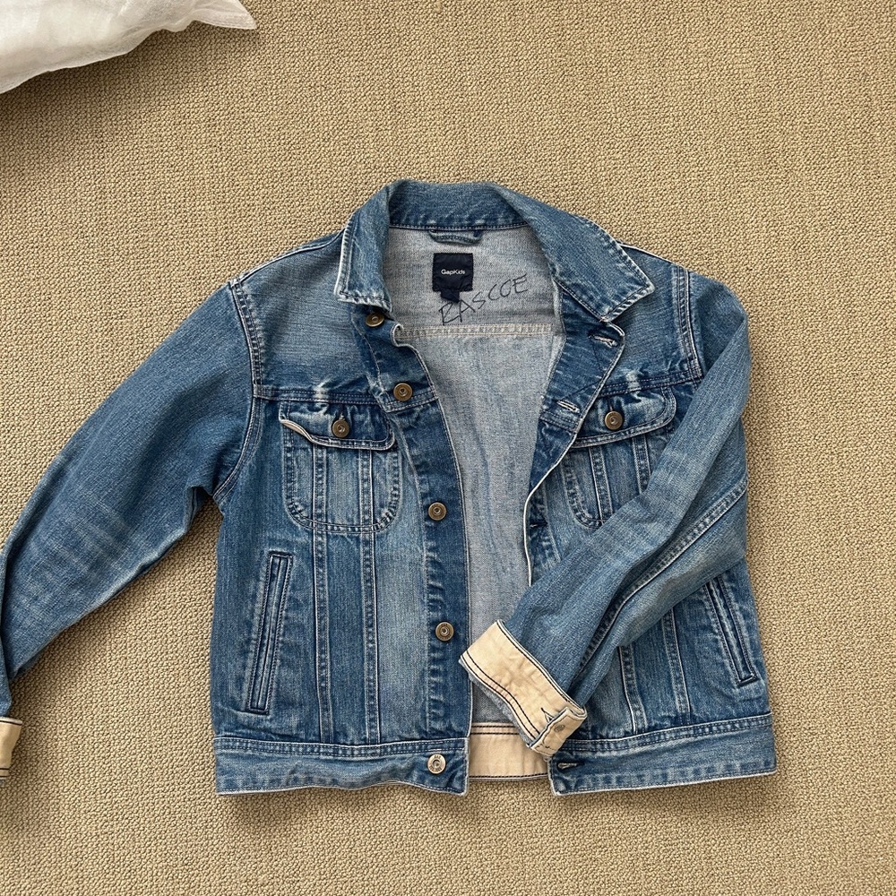 Awesome old gap kids Jean jacket great condition besides name written in back